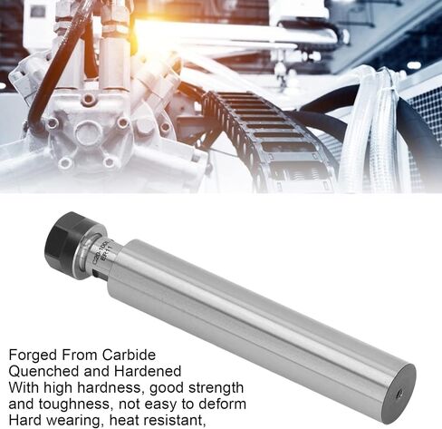 Collet Chuck Holder C20 ER11A 100L, Straight Shank, Carbide Material - High Hardness, Strong Clamping Force, Ideal for CNC Milling and Drilling in Kuwait