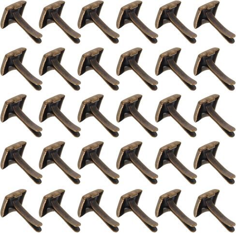 SHERCHPRY 300pcs Two-Legged Square Studs Rivets Nailhead DIY Accessories Iron Material for Making and Holding Photos Without Fading Sturdy Craft Supplies in Kuwait