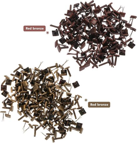 SHERCHPRY 300pcs Two-Legged Square Studs Rivets Nailhead DIY Accessories Iron Material for Making and Holding Photos Without Fading Sturdy Craft Supplies in Kuwait