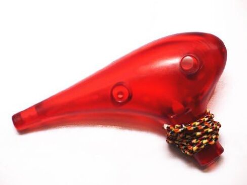 فلوت TNG أحمر شفاف جديد 12 فتحة Alto C Ocarina Flute- صنع في تايوان in Kuwait