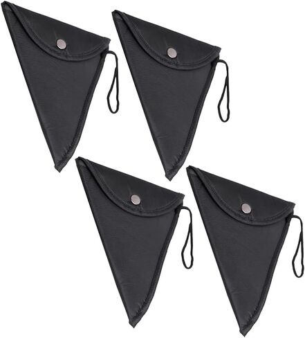 lasenersm 4 Pieces Ocarina Case Bag Pouch 12 Hole Ocarina Carrying Case Bags Triangle Ocarinas Protective Bags Ocarinas Organizer Bag, Black in Kuwait