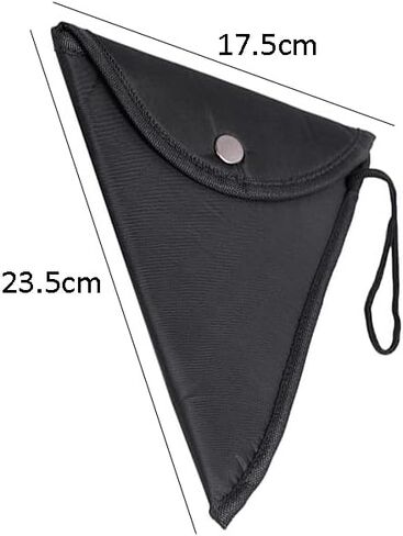 lasenersm 4 Pieces Ocarina Case Bag Pouch 12 Hole Ocarina Carrying Case Bags Triangle Ocarinas Protective Bags Ocarinas Organizer Bag, Black in Kuwait
