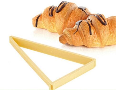OSALADI Croissant Baking Mold Triangle Pastry Cutter 8.66X5.51X0.78In Set of 2 Home Kitchen Dough Shaper Tool for Croissant Bread and Pastry in Kuwait