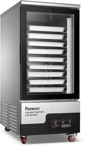 Kolice Commercial 10-Tray Dough Baking Bread Proofer, 23.62''x15.75'' trays size Refrigerated Fermentation Cabinet, Integrated Freezing,Keep Fresh and Fermentation, Temperature: -15℃ to 50 ℃ in Kuwait