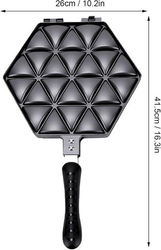 Haofy Samosa Maker Pan Nonstick Aluminum Alloy Baking Plate Heats Quickly Evenly for Dumpling Pastry Snack Party Home Kitchen Cooking Tool Set Easy Use Clean in Kuwait