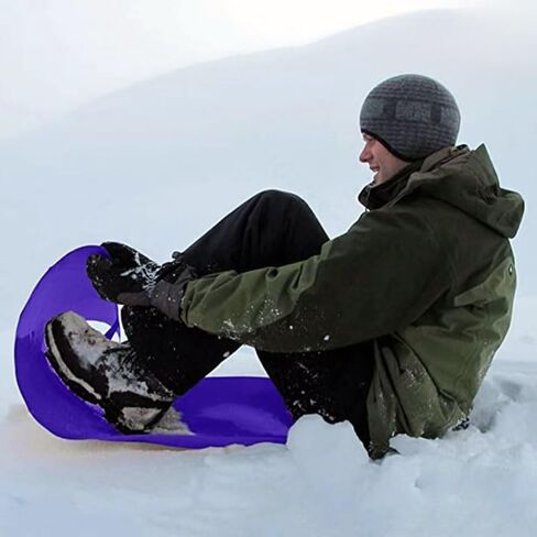 1 Pack Outdoor Snow Sliding Mat, Grass Sand Slider Pad, PE Material Low Temperature Resistant, Portable Roll-Up Sledding Sheet, Lightweight Sliding Board for Snow Grass Sand, Fun Gift in Kuwait