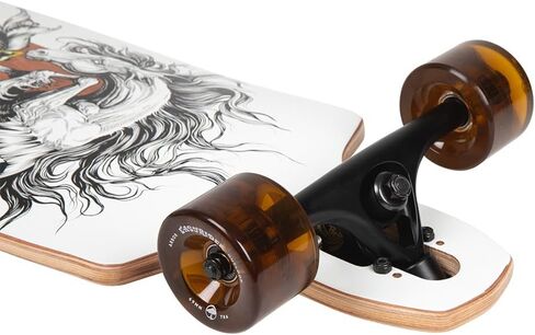 لوح تزلج طويل كامل من Arbor Bamboo Dropcruiser K Darmaeva مقاس 38 بوصة - لوح طراد مزدوج مع شاحنات باريس 180 مم، وعجلات Easyrider مقاس 69 مم 78A، ومحامل ABEC 7 - النحت والتنقل والركوب الحر in Kuwait