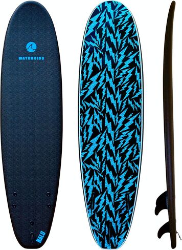 Soft Top Surfboard with Foam Core - 7ft Longboard Great for Beginners in Kuwait