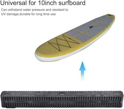 Tbest Surfboard Single Fin Box، Universal 10 بوصة Long Board Box Surfboard Single Center Tail Fin Box Plug حامل ?¨o??ìBlack?¨o? صندوق زعانف واحد صندوق زعانف المستقبل صندوق زعانف Longboard in Kuwait