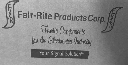 Fair-Rite FT-140-43 | FT140-43 Ferrite Toroid Core, HF Choke, EMS, EMC Suppression Cable (2 Pack) in Kuwait