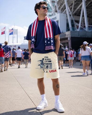 Outerstuff FIFA World Cup 2026 Team USA Men's Goal Kick Mesh Shorts in Kuwait