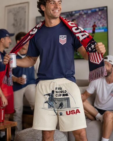 Outerstuff FIFA World Cup 2026 Team USA Men's Goal Kick Mesh Shorts in Kuwait