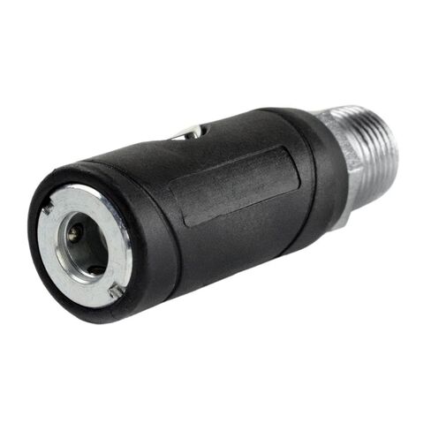 K7241 وصلة توصيل هواء آمنة للضاغط - لاستبدال ملحقات أدوات الهواء Rapidair K7241-4Pack - وصلة هواء لإطلاق زر الضغط - هيكل 1/4 بوصة 1/2 بوصة MNPT 190 PSI 4 حزم على الطراز الصناعي in Kuwait
