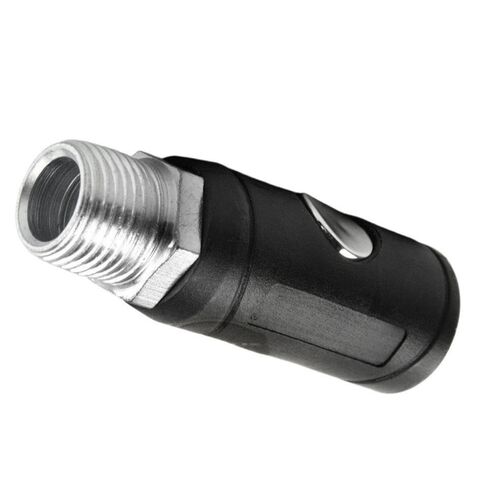 K7241 وصلة توصيل هواء آمنة للضاغط - لاستبدال ملحقات أدوات الهواء Rapidair K7241-4Pack - وصلة هواء لإطلاق زر الضغط - هيكل 1/4 بوصة 1/2 بوصة MNPT 190 PSI 4 حزم على الطراز الصناعي in Kuwait