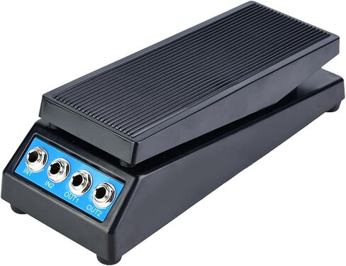 DF1511A Guitar Stereo Volume Pedal DJ Guitar Effect Pedal Dual Input Output Black,Electric Guitar Accessories in Kuwait