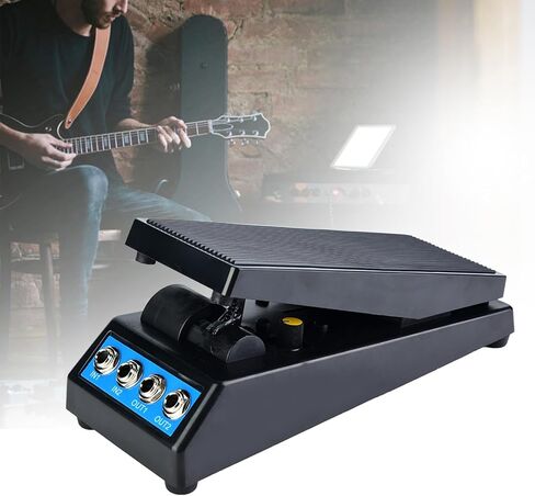 DF1511A Guitar Stereo Volume Pedal DJ Guitar Effect Pedal Dual Input Output Black,Electric Guitar Accessories in Kuwait