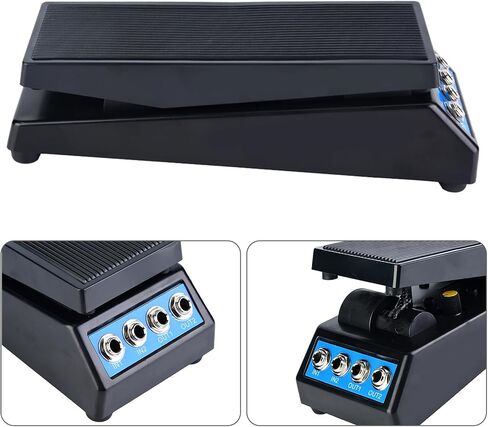 DF1511A Guitar Stereo Volume Pedal DJ Guitar Effect Pedal Dual Input Output Black,Electric Guitar Accessories in Kuwait