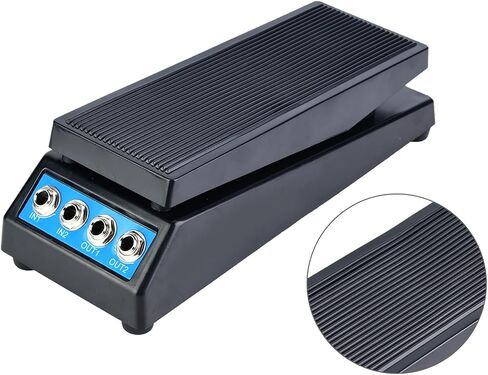 DF1511A Guitar Stereo Volume Pedal DJ Guitar Effect Pedal Dual Input Output Black,Electric Guitar Accessories in Kuwait