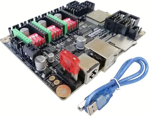 3 axis CNC Shield 32bits ESP32 GRBL Breakout Board MKS DLC32 V2.1 Control Plate TS35 LCD Display Offline Controller CNC3018 Parts for Desktop Laser Engraver Machine in Kuwait