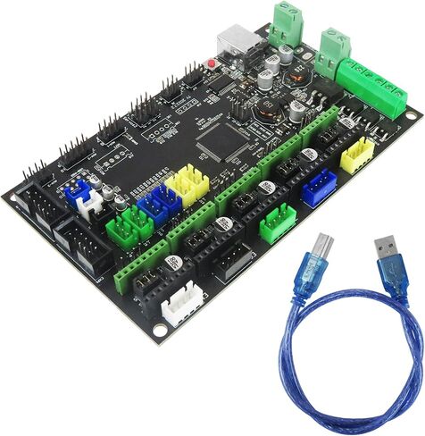 Controller Board Compatible with MKS Gen V1.4 Mega 2560 3D Printer, Fits for A4988 DRV8825 TMC2208 TMC2130 in Kuwait