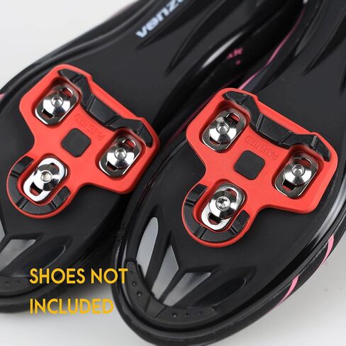 CyclingDeal Bike Cleats Compatible with Look Keo - Road Bike Bicycle Cleat Set - 7 Degree Floating - Anti Slip Design - NOT for Look Keo Blade Pedals in Kuwait