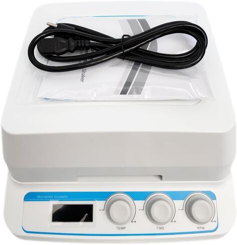 Thermoshakers for Microplates Digital Thermo-Shaker for 2 Microplates with Double-Layer Heating System LCD Displays System Speed Range 200~1600rpm Control Accuracy ≤±0.5°C Heating Film Mode in Kuwait