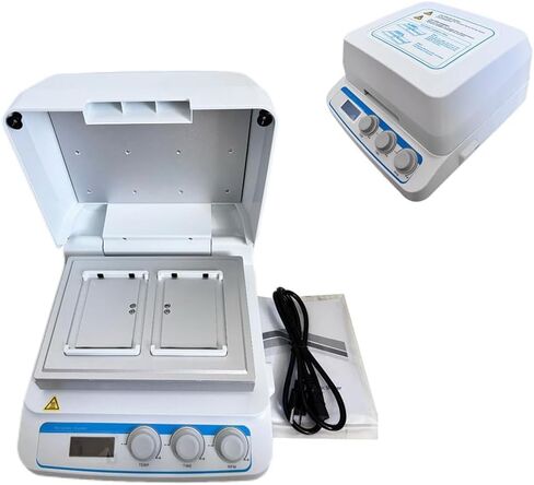 Thermoshakers for Microplates Digital Thermo-Shaker for 2 Microplates with Double-Layer Heating System LCD Displays System Speed Range 200~1600rpm Control Accuracy ≤±0.5°C Heating Film Mode in Kuwait