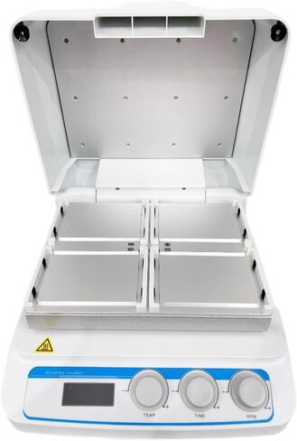 Digital Microplate Thermoshaker Thermo Shaker for Microplates with LCD Operation Electric Heating Film Mode Temperature Control Precision ±0.5°C Time Setting 0-99h59min Speed Range 100~1600rpm in Kuwait