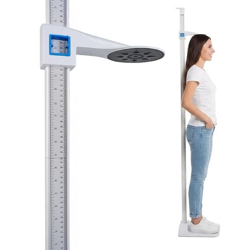 Height Measuring Rod freestanding Portable, Adjusting Height from 8-82 inch/20-210 cm, Medical Portable Stadiometer Height Rod, Unit with cm and inch, Height Measuring Device for Home, Gym, Office in Kuwait