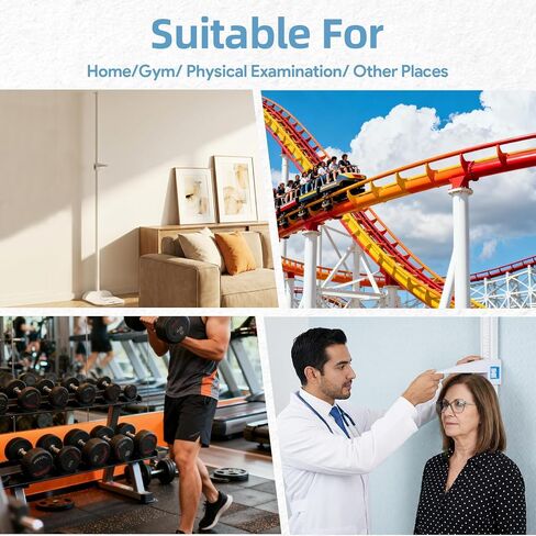 Height Measuring Rod freestanding Portable, Adjusting Height from 8-82 inch/20-210 cm, Medical Portable Stadiometer Height Rod, Unit with cm and inch, Height Measuring Device for Home, Gym, Office in Kuwait