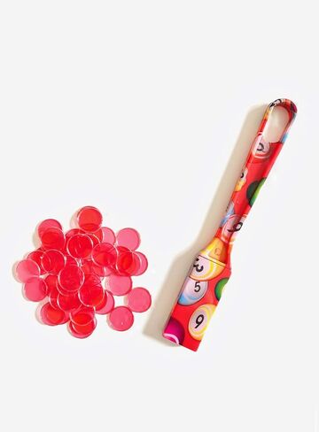 United Novelty Red Designer Bingo Magnetic Wand and Bag of 100 Red Magnetic Chips in Kuwait