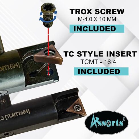 8″ Balanced Fly Cutter Indexable Face Milling Cutter with MT2 Shank (M10 × 1.5 Drawbar Thread), Single TCMT1604 Insert, Torx Screw & Star Key Included in Kuwait