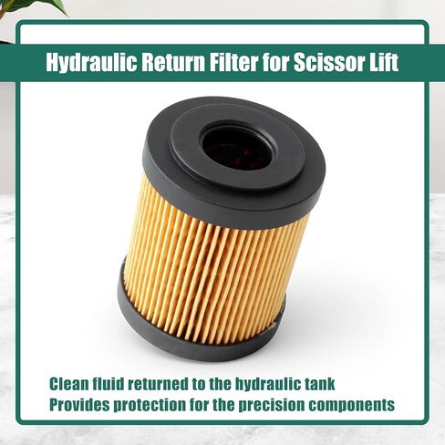 YUXIVCNE 104254 Hydraulic Return Filter Compatible with Skyjack SJIII3215 SJIII3219 SJIII3220 SJIII3226 SJIII4632 Scissor Lift Aerial Work Platform Hydraulic Filtration Part Replaces 104-254 in Kuwait