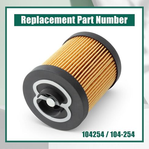 YUXIVCNE 104254 Hydraulic Return Filter Compatible with Skyjack SJIII3215 SJIII3219 SJIII3220 SJIII3226 SJIII4632 Scissor Lift Aerial Work Platform Hydraulic Filtration Part Replaces 104-254 in Kuwait