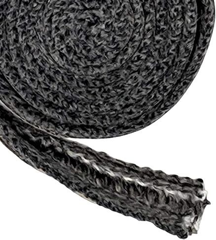 Sealing Cord Fiberglass Self Glass Gasket Tape Flat Rope Replacement Lightweight Suitable for Fireplace Glass Door Window C, 15mm Width in Kuwait