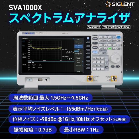SIGLENT SVA1015X Spectrum Vector Analyzer 9 kHz up to 1.5 GHz Frequency Range + Tracking Generator in Kuwait