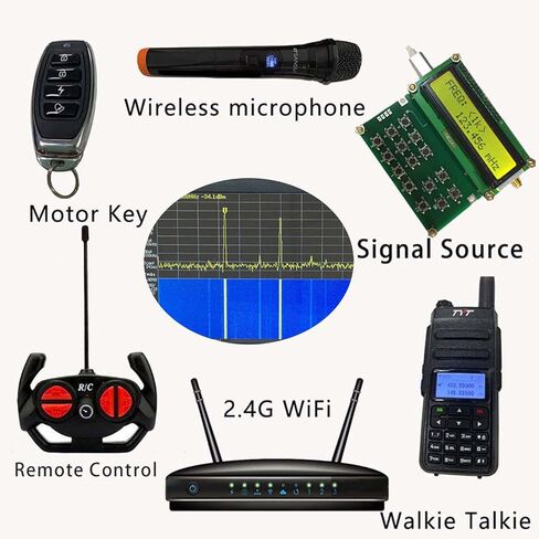 2026 TinySA Ultra Handheld Spectrum Analyzer 100kHz-5.4GHz 4-Inch Touchscreen, Signal Generator 32GB SD Card 5000mAh Battery Portable RF Test Device in Kuwait