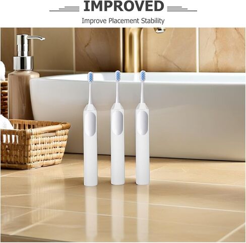 Silicone Protective Sleeve with Anti-Scratch and Drop Features Soft Full Wrap Silicone Cover Travel Protection, White, 4pcs Pack for Electric Toothbrush Handle in Kuwait
