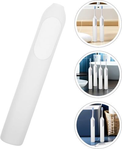 Silicone Protective Sleeve with Anti-Scratch and Drop Features Soft Full Wrap Silicone Cover Travel Protection, White, 4pcs Pack for Electric Toothbrush Handle in Kuwait