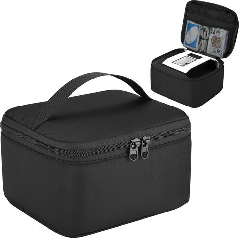 Card Shuffler Carry Bag Electric Shuffling Machine Storage Bag Portable Automatic Poker Shuffler Carrying Case with Handle for Outdoor Travel, Home Party (Case Only) in Kuwait
