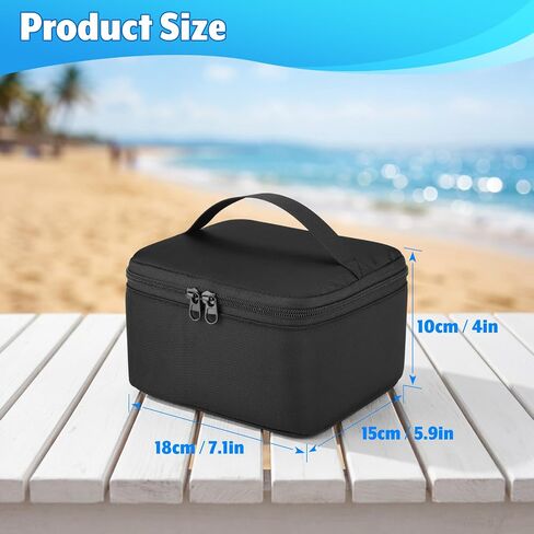 Card Shuffler Carry Bag Electric Shuffling Machine Storage Bag Portable Automatic Poker Shuffler Carrying Case with Handle for Outdoor Travel, Home Party (Case Only) in Kuwait