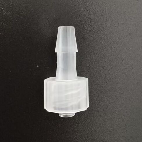 100pcs Male Luer to Barb Connectors Durable PP Plastic Hose Fittings for Lab Food Use(5/32inch Female L-Type) in Saudi Arabia
