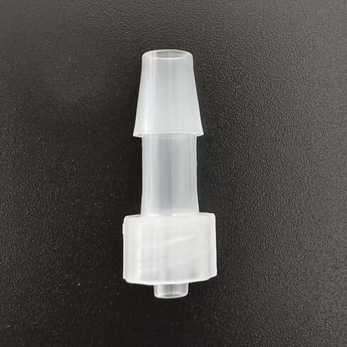 100pcs Male Luer to Barb Connectors Durable PP Plastic Hose Fittings for Lab Food Use(5/32inch Female L-Type) in Saudi Arabia