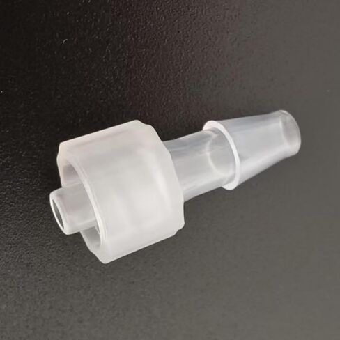 100pcs Male Luer to Barb Connectors Durable PP Plastic Hose Fittings for Lab Food Use(5/32inch Female L-Type) in Saudi Arabia