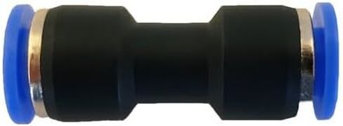10pcs 1/4" OD Plastic Push-to-Connect Pneumatic Union Fitting, 1/4" x 1/4" Straight Splice, 0-150 PSI, for Air Tubes in Kuwait