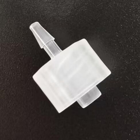 100pcs Male Luer to Barb Connectors Durable PP Plastic Hose Fittings for Lab Food Use(5/32inch Female L-Type) in Saudi Arabia