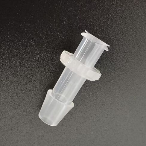 100pcs Male Luer to Barb Connectors Durable PP Plastic Hose Fittings for Lab Food Use(5/32inch Female L-Type) in Saudi Arabia
