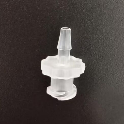 100pcs Male Luer to Barb Connectors Durable PP Plastic Hose Fittings for Lab Food Use(5/32inch Female L-Type) in Saudi Arabia