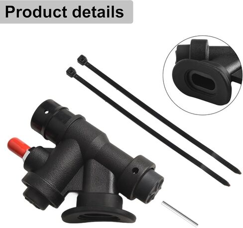 الغوص لمنفاخ الطاقة عن طريق الفم BCD K-Type صمام 45 درجة مع روابط كابل لمعوض الطفو للخرطوم المرن واجهة 2.5 سم مادة النايلون الأسود in Kuwait