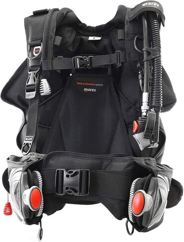 Mares Journey 3.0 غوص سكوبا BCD للتضخم الخلفي مع جيوب وزن مدمجة - معدات غوص سكوبا - غوص سكوبا BCD BCD - سفر BCD - نظام غوص BCD - غوص سكوبا BCD - متوسط in Kuwait